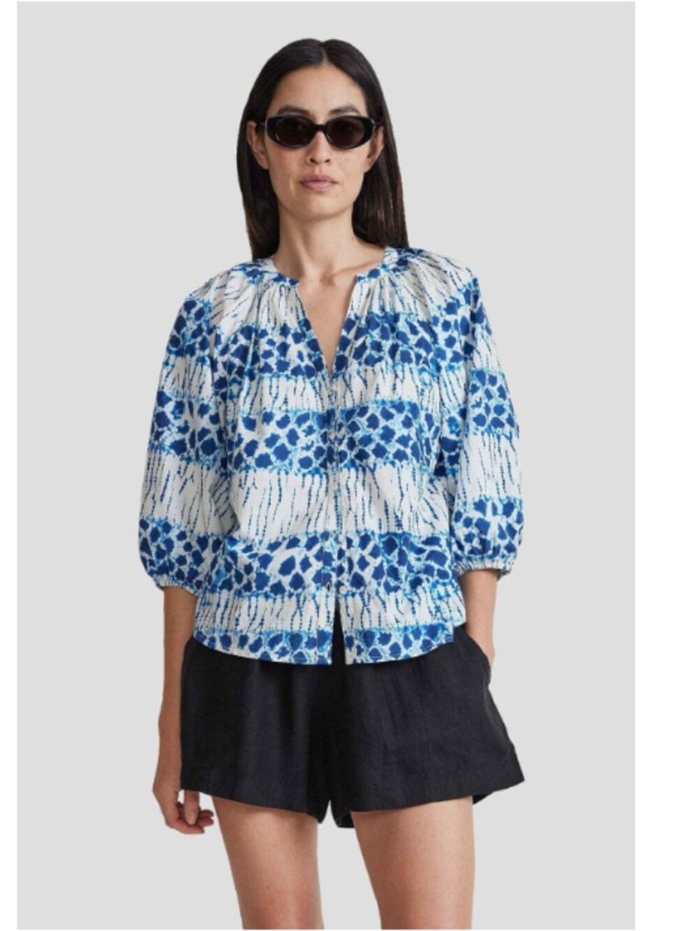 Apiece Apart Mitte Shibori Top